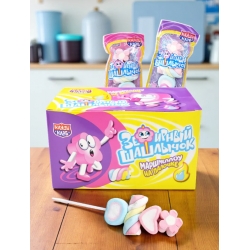 Маршмеллоу Зефирный Шашлычок на палочке, 12гр