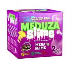 Юный химик набор для опытов и экспериментов "Meduza Slime. Белый жемчуг"