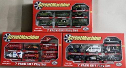 Набор автомобилей специальных служб(7 штук),3 вида в коробке