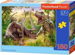 Пазлы Битва динозавров,180 дет.