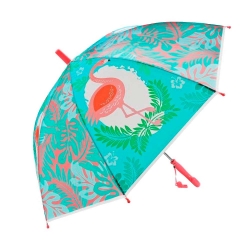 Зонт Фламинго 48см, свисток, полуавтомат