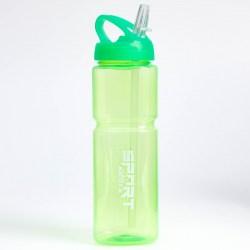 Бутылка для воды Мастер К. Sport 800 мл, с поильником, на подвесе, зеленая