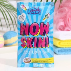 Соль для ванн шипучая Candy bath bar "Wow Skin", 100 г