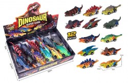 Машинка "Динозавр" инерционная текстурированная,12 видов