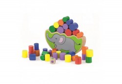Игра Слон-балансир в коробке 24 детали