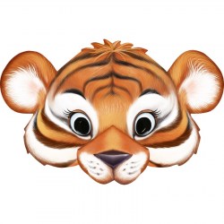 Маска детская карнавальная Тигр