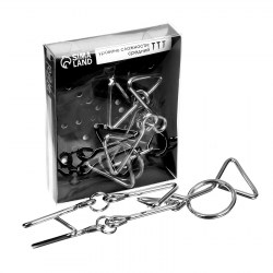 Головоломка металлическая Раздели на части №28