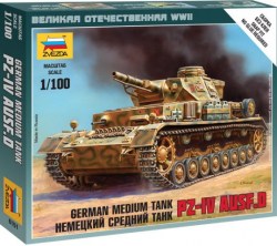 Сборная модель "Немецкий средний танк "PZ-IV AUSF.D"