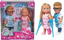Куклы Еви 12 см и Тимми набор У доктора