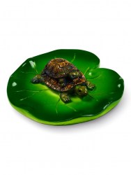 Садовая фигура из полистоуна «Черепашки» 10×11×6 см, плавающая