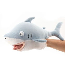 Мягкая игрушка Акула, 35 см (одевается на руку)