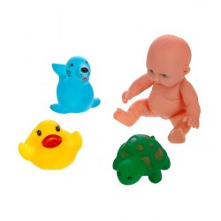 Игрушки для ванны «Малыш и его друзья», набор 4 шт.