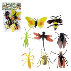 Набор насекомых Лес, 8 фигурок, длина 12 см
