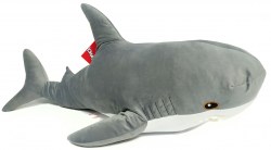 Мягкая игрушка «Акула», 98 см серая