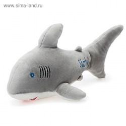 Мягкая игрушка "Акула Шарка Софт" серая, 38 см