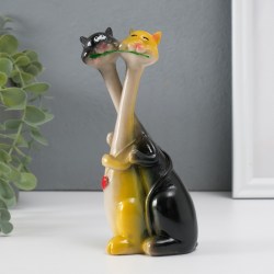 Фигурка полистоун обнимашки «Кошка с котом - танго», 17.3×7×4.2 см