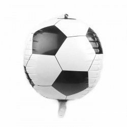 Шар фольгированный 24" Мяч футбольный, 3D сфера