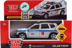 "Renault Duster" Полиция 12см,металл.,инерц.,открыв.двери