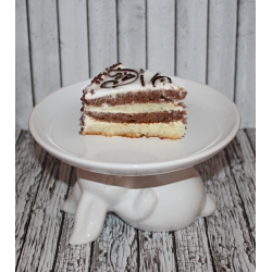 Блюдо для торта и пирожных Заяц Кролик 21×16×9,5 см
