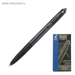 Ручка Pilot Super Grip G, узел 1.0мм, чёрный, 1 шт