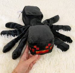 Мягкая игрушка большой плюшевый паук из Майнкрафт 30 см 