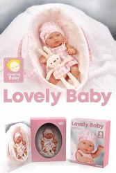 Кукла (31см) с аксессуарами (переноска,зайка) в коробке