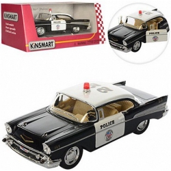Kinsmart Модель машины Chevrolet Bel Air-полиция 1957 год KT5323W