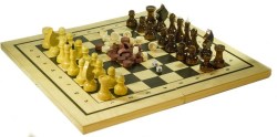 Игра 2 в 1 "Шахматы, нарды" (400*210*35)