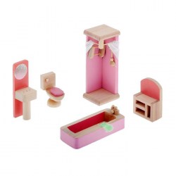Мебель кукольная Ванная комната 5 предметов