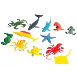 Развивающий набор Подводный мир бассейн с животными, гидрогель, карточки