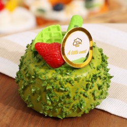 Муляж с магнитом Пирожное Джоли матча, 7×7×6 см