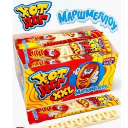 Маршмеллоу зефир хот дог XXL