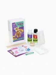 Набор для создания брелока из эпоксидной смолы Мишка» с поталью