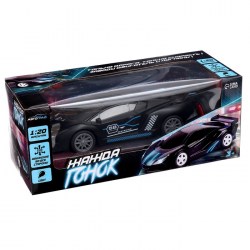 Машинка на пульте управления «Жажда гонок» радиоуправление, 1:20, работает от батареек, цвет чёрны