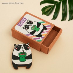 Значок в коробочке «Панда» 5 х 4 см 