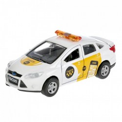 Машина металл FORD Focus такси 12см,инерц.,открыв. двери
