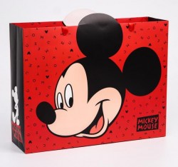 Пакет ламинат горизонтальный Mickey Mouse, Микки Маус, 31х40х11 см 