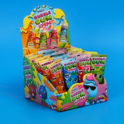 Жевательная резинка «Дуй пузырь! Bubble gum крем MIX», 22 г