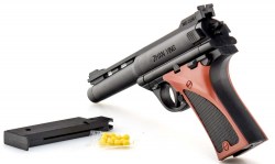 Пистолет (длина 21 см) Коршун с пульками (10 шт) в пакете