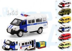 Модель машины ГАЗ 3221 Полиция.1:50