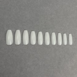 Типсы для ногтей, 100 шт, форма B, полное покрытие, цвет бежевый