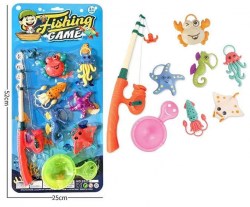 Игра 'Рыбалка' (8 предметов) с черпаком в блистере