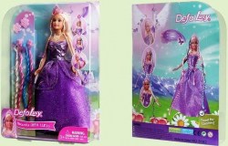 Кукла 29 см с аксессуарами для волос:расческа,заколки,колье,