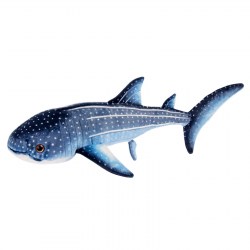 Мягкая игрушка "Акула китовая", цвет серый