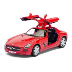 Машина металлическая "Mercedes-Benz SLS AMG", 1:36, инерция, цвет бордовый 