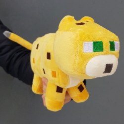 Мягкая игрушка Большой Плюшевый детеныш оцелота из Майнкрафт 36 см
