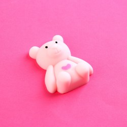 Мялка антистресс розовый мишка