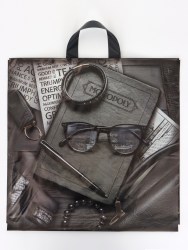 Пакет «Монополия», полиэтиленовый с петлевой ручкой 38×42 см, 70 мкм