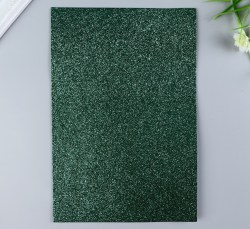 Фоамиран глиттерный Magic 4 Hobby 2 мм  цв. зеленый
