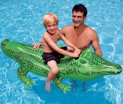 Игрушка для плавания Крокодил 168 х 86 см, от 3 лет, 58546NP INTEX